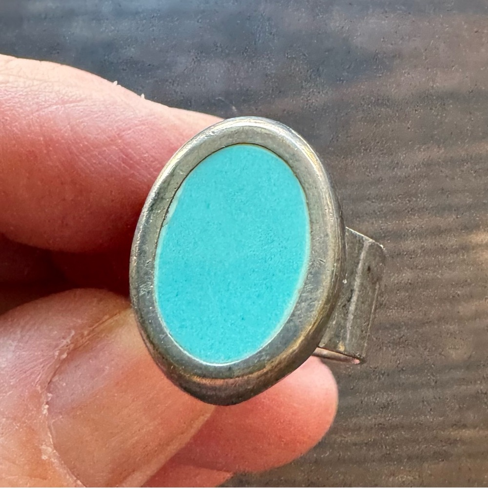Sterling Silver / Turquoise Ring - sz 7